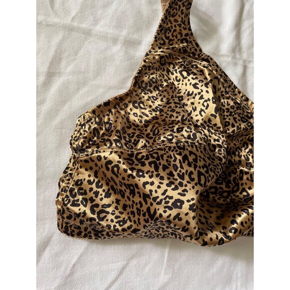 Comfort Choice Womens Leopard Print Soft Bra 54 DDD Adjustable Straps Wireless - Picture 2 of 6